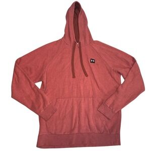 Under Armour‎ Mens Burgundy Red ColdGear Pullover Hoodie Sweatshirt Medium MD